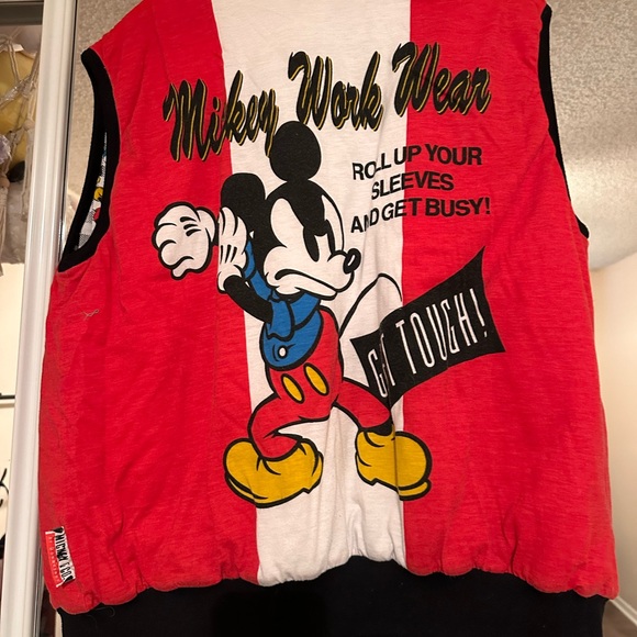 VINTAGE Mickey reversible vest - Picture 2 of 3